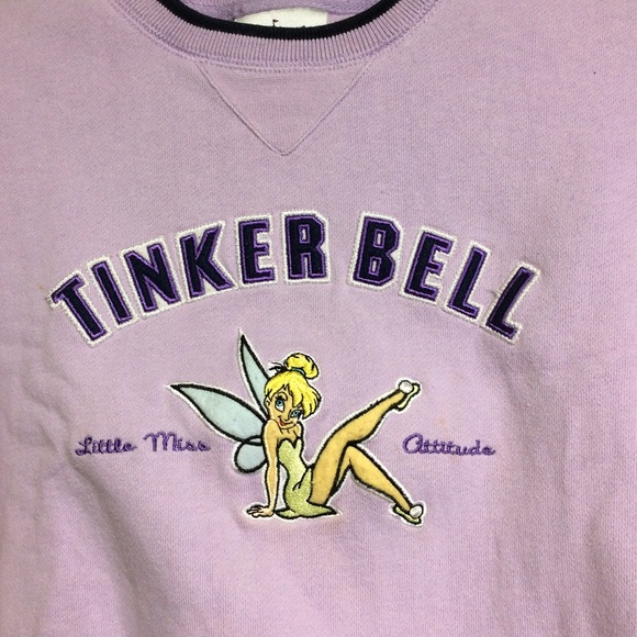 Disneyland Resort Purple Tinker Bell Sweatshirt - Picture 2 of 15